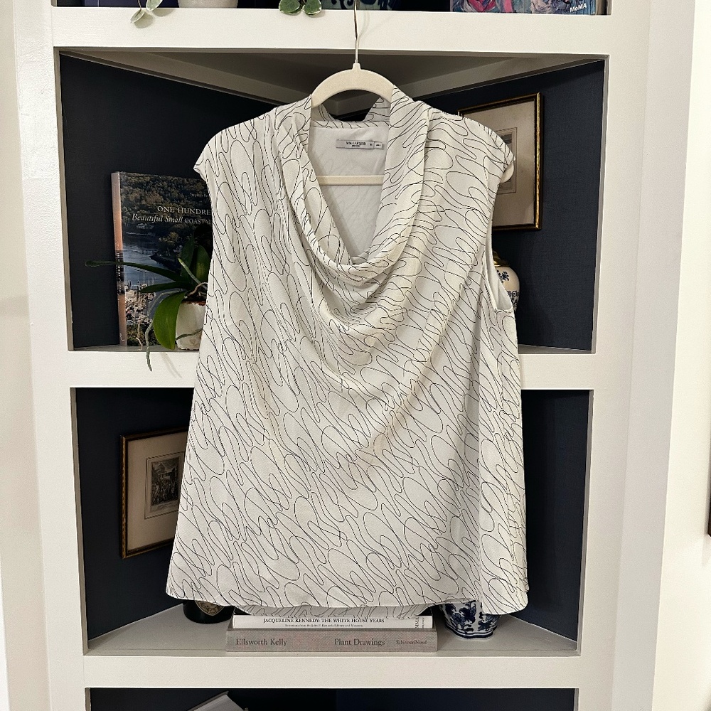 MM LaFleur Nora Cap Sleeve Blouse